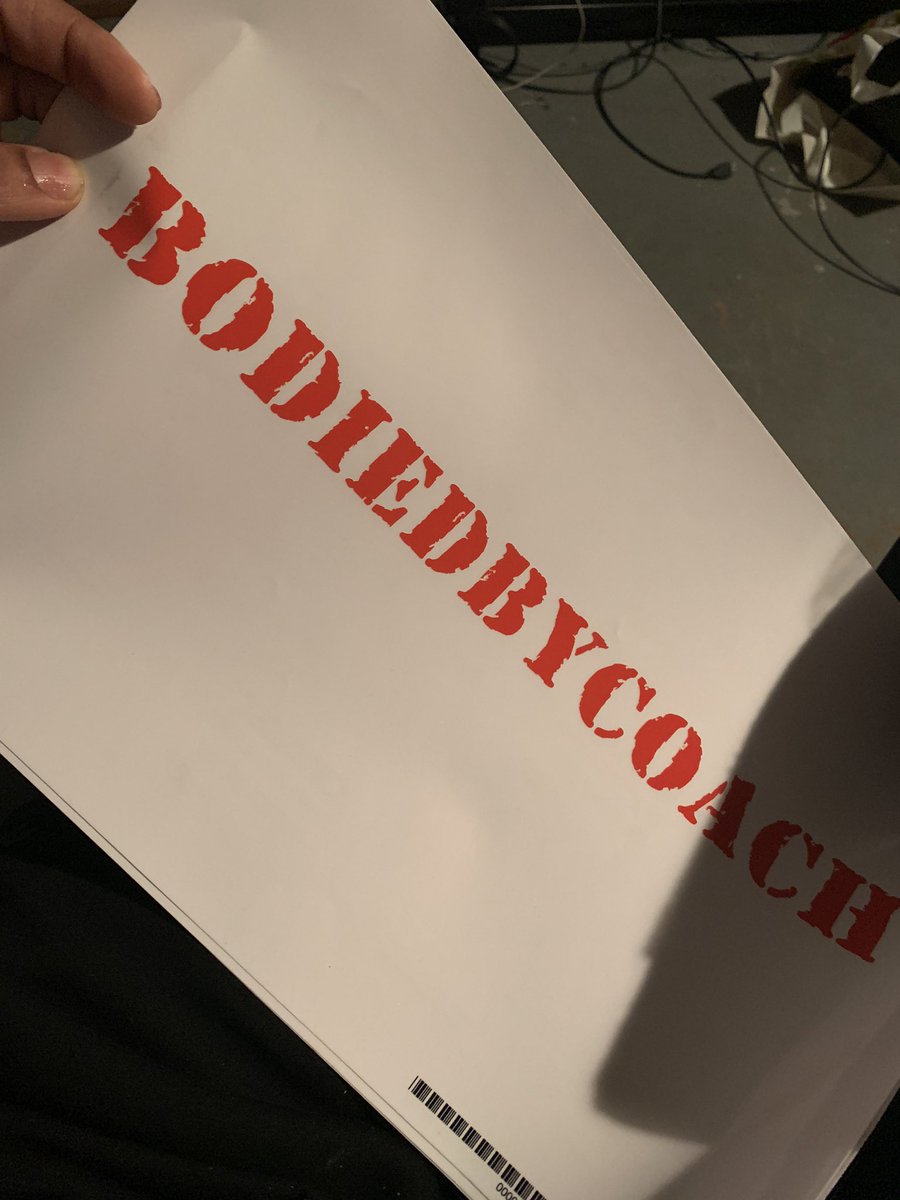 coachdgreen_'s tweet photo. #Bodiedbycoach it’s the brand! Window Decals finally came in. https://t.co/60BDprB6XE