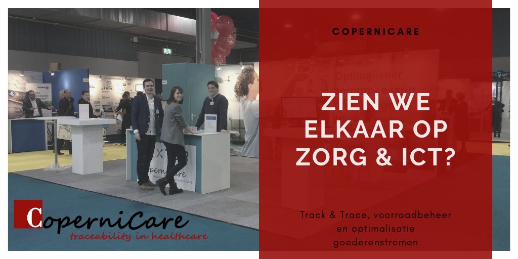 CoperniCare's tweet photo. Kom je ook naar Zorg &amp; ICT 2020? Vergeet dan niet bij ons langs te gaan: stand 01B105! Gratis aanmelden kan via: https://t.co/9Jrx2JC1Qz 

#zict https://t.co/QcYDuJoEn0