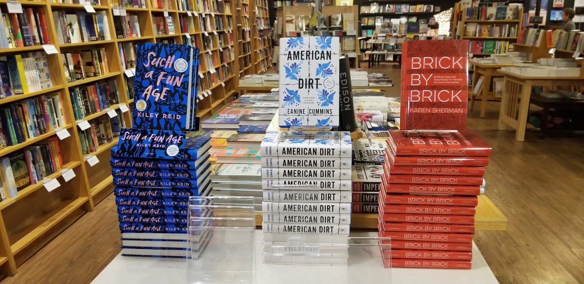 karsherman's tweet photo. My sincere thanks to @ParnassusBooks1 @firepotchai and to everyone who came out last night for the warm #Nashville reception! 🙏🏽And what an honor to see #BrickByBrickBook in such good company 📘🔖 📕@jeaninecummins @kileyreid https://t.co/FbYJUvCQmu
