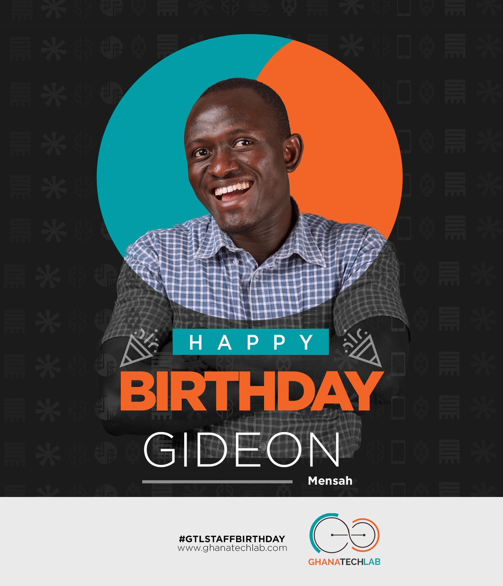 Please join us in wishing Gideon Mensah, our Makerspace Associate, a happy birthday!

We love your personality and we're inspired by your work ethics.

We hope you have a wonderful day!

#happybirthday #ghanatechlab #GTLstaffbirthday