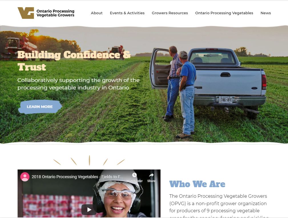 RKDWebStudios's tweet image. NEW SITE ALERT! Congrats to The Ontario Processing Vegetable Growers (OPVG) on your brand new website! opvg.org #webdesign #webdevelopment #rkdclient