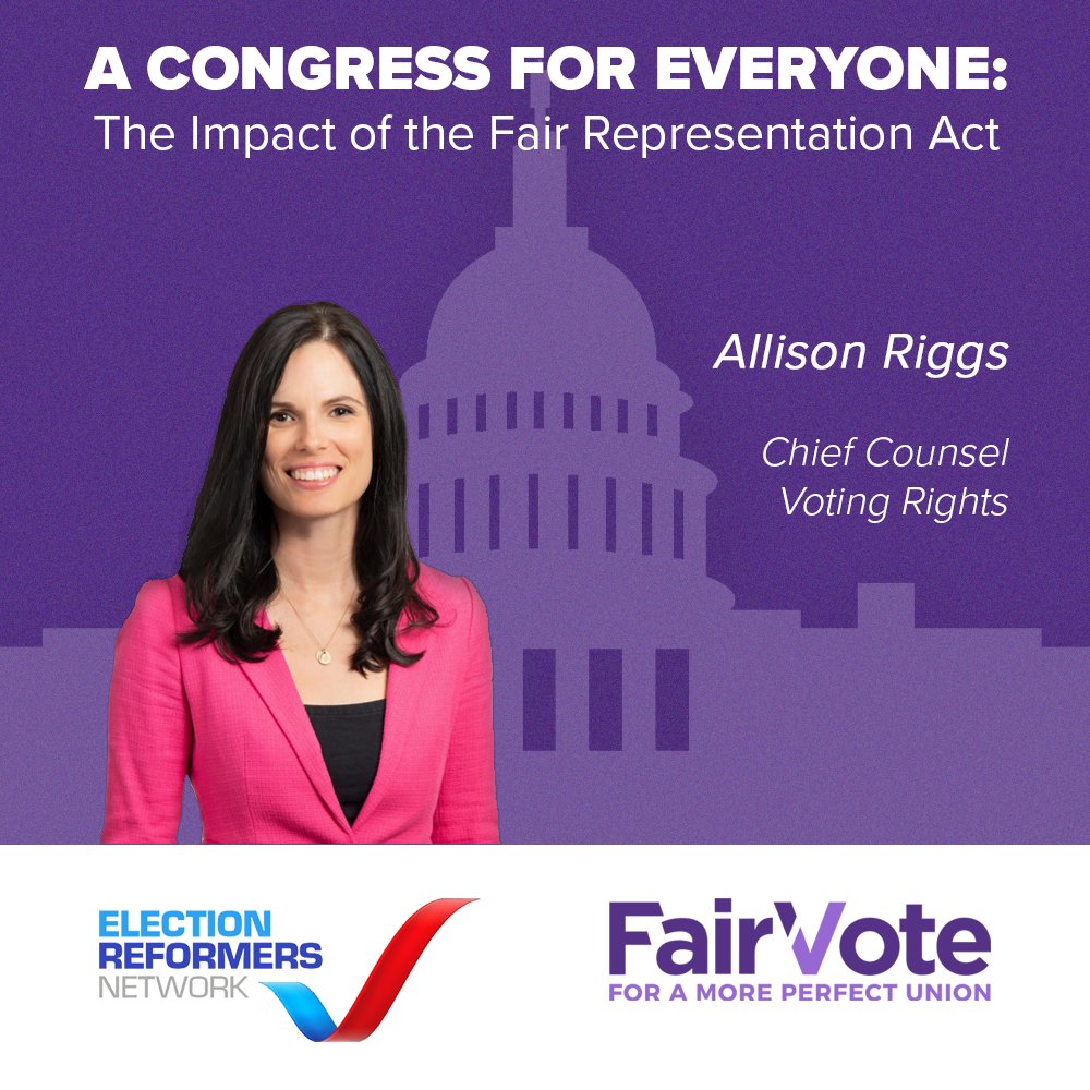 Spotlight ☞ @AllisonJRiggs

Leading the voting rights program at @scsj, her work includes fighting for fair redistricting, combating voter suppression, and advocating for electoral reforms.

Find out more about our #FairRepresentationAct Symposium, Feb. 4 bit.ly/2NoUpTp