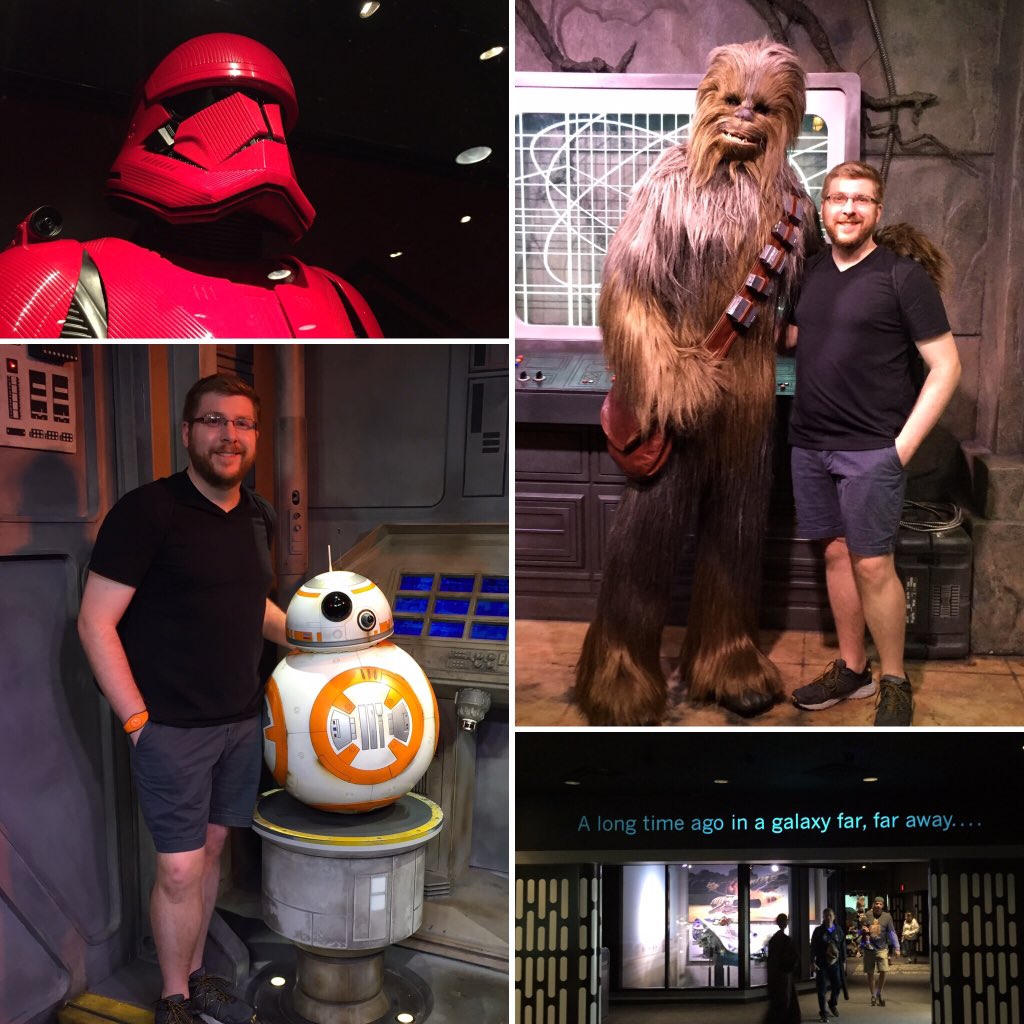 ramgrad04's tweet photo. #StarWars #LaunchBay #HollywoodStudios #Chewbacca #BB8 https://t.co/iT0sitD2ht