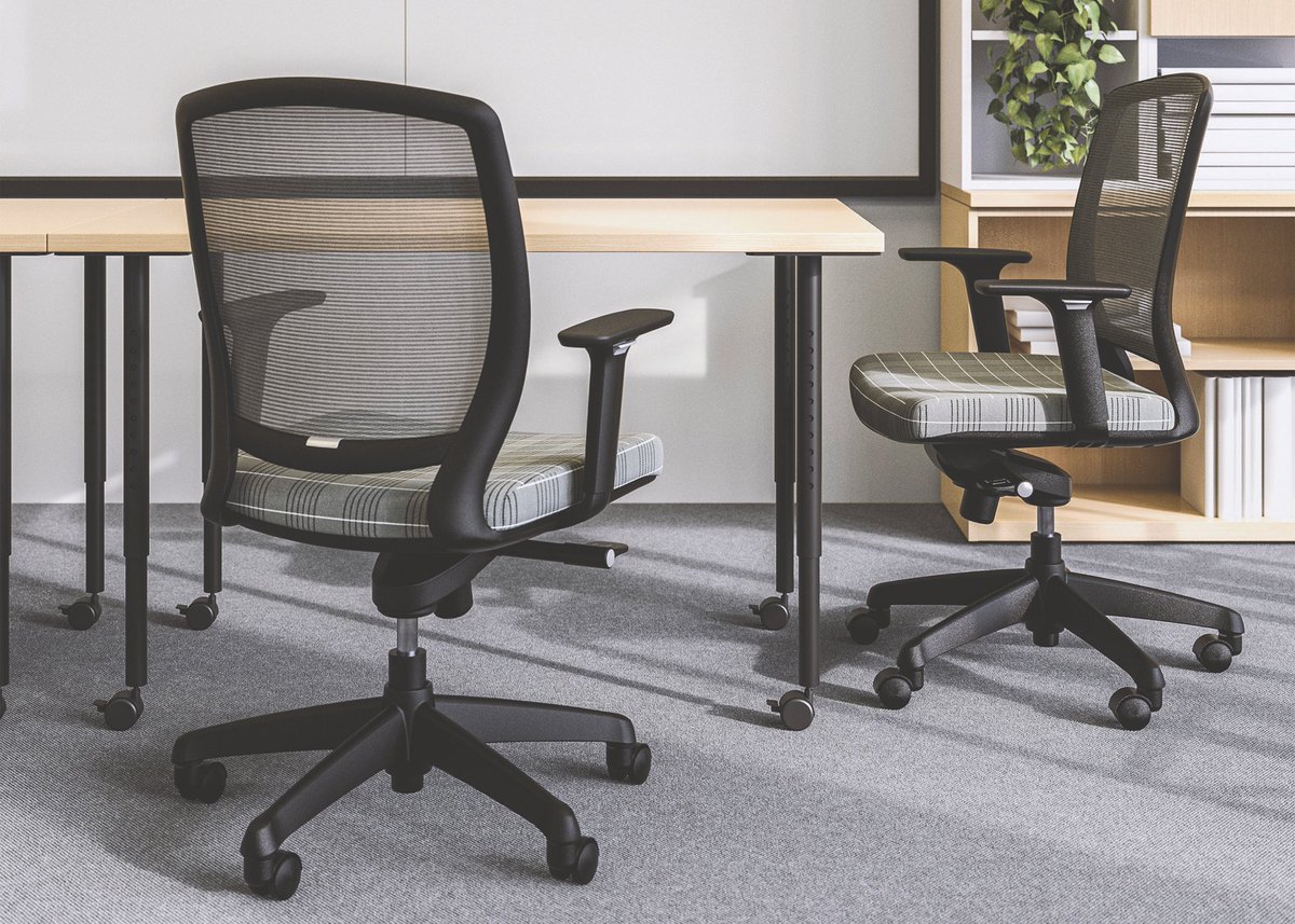 NationalOffice's tweet image. Vora stands out in a crowd and is easily integrated into any environment.  It’s flexibility makes this task seating series a simple go-to when time + budget are tight 👍

#NationalOffice #Vora #TaskSeating #Furniture #TaskchairTuesday
