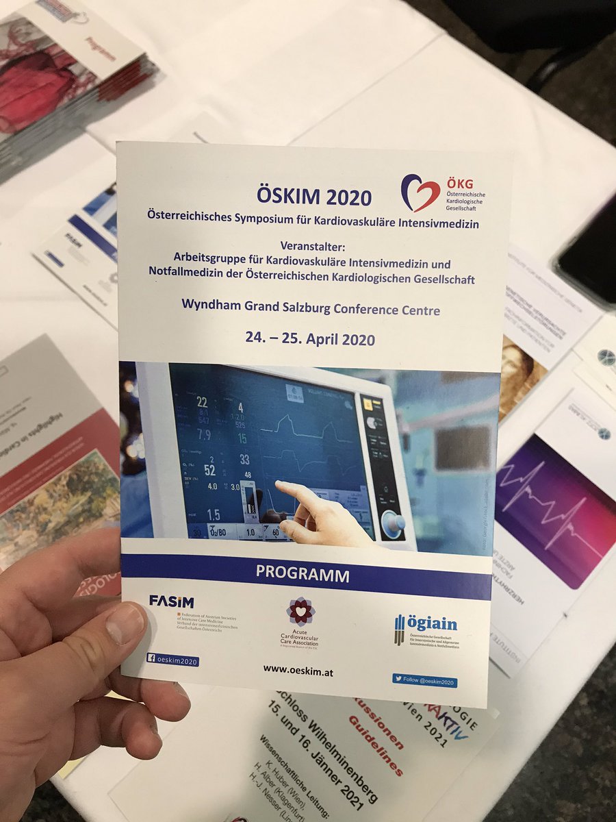 Good to see our flyers at Integrated Management of Cardiovascular Disease meetint in Innsbruck

#oeskim2020 @ChristianPuel <a href="/WalterSpeidl/">Walter Speidl</a> <a href="/pe_bartko/">Philipp E. Bartko</a> <a href="/JSillerMatula/">Jolanta SillerMatula, MD PhD</a>