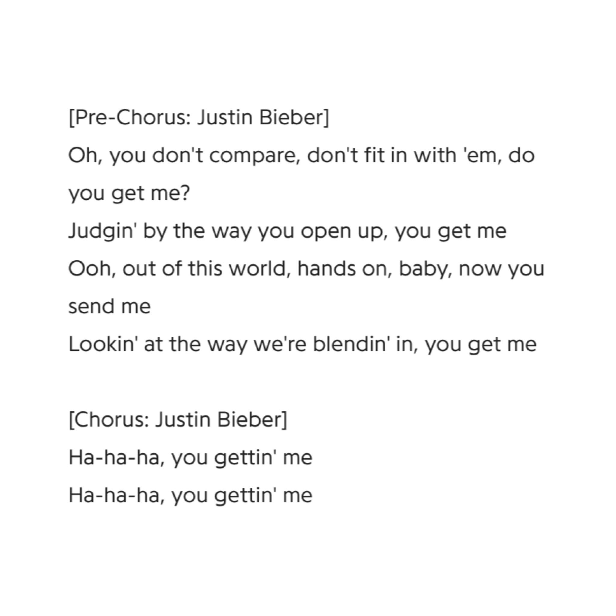 Justin Bieber Crew Check Out The Lyrics To Get Me By Justin Bieber Featuring Kehlani T Co Lutqzbo3fj Twitter