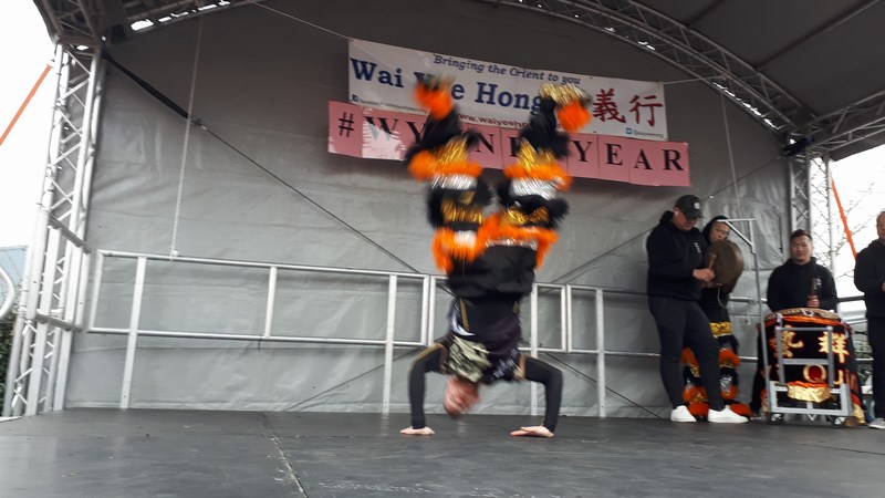 We had Tai Chi and Kung Fu demonstrations from <a href="/YiQuin/">Yi Quin Lion Dance</a> ... #WYHNewYear #ChineseNewYear #Bristol
