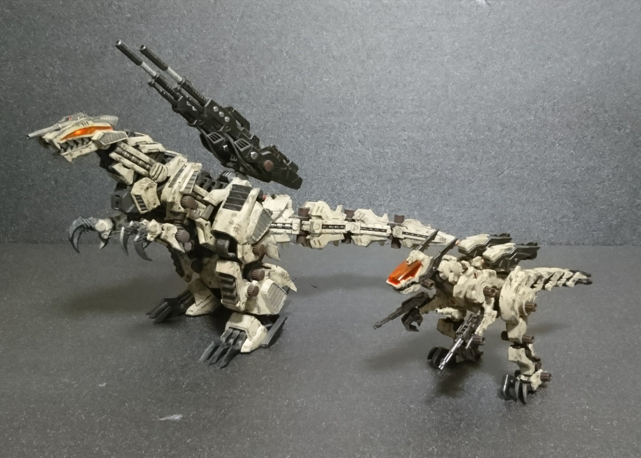 ※最終値下げ【希少品】HMMジェノザウラー、ガンスナイパー　ボーンカラーver RZ-030 ガンスナイパー ボーンカラーVer.｜ゾイド -ZOIDS