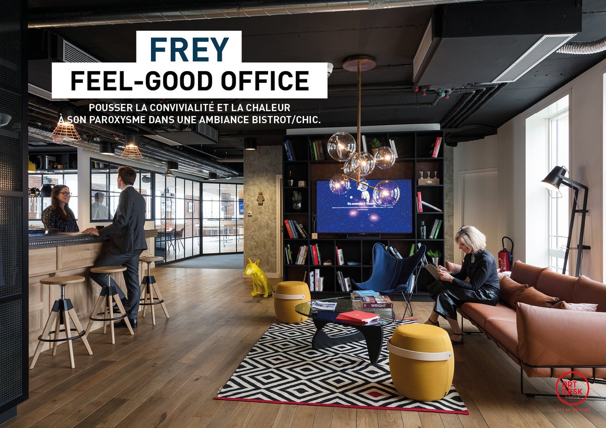 ArtdeskGroup's tweet photo. Le #FeelGoodOffice de #FREY : pousser la #convivialité et la chaleur à son paroxysme dans une ambiance #bistrot #chic
➡️ https://t.co/MD1z22FhZd #bureau #workplace #designbyartdesk #designglobal https://t.co/pZwvREfYMT