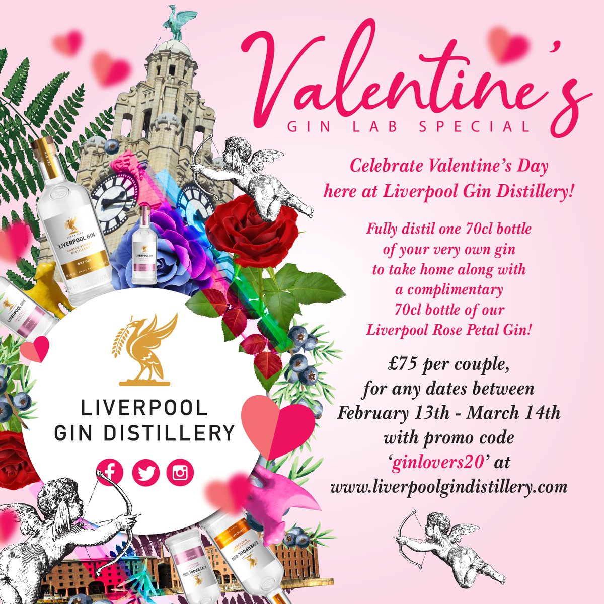 @LiverpoolGinDistillery (@lplgindistiller) on Twitter photo Looking for #ValentinesDay gifts?❤️Book our #Gin Lab & fully distil one 70cl bottle of gin to take home with a complimentary 70cl bottle of our Rose Petal <a href="/LiverpoolGin/">Liverpool Gin</a> 👩❤️👨 £75 per couple, for dates between Feb 13th-Mar 14th, add promo code ‘ginlovers20’ >> liverpoolgindistillery.com/experiences/ Looking for #ValentinesDay gifts?❤️Book our #Gin Lab & fully distil one 70cl bottle of gin to take home with a complimentary 70cl bottle of our Rose Petal <a href="/LiverpoolGin/">Liverpool Gin</a> 👩❤️👨 £75 per couple, for dates between Feb 13th-Mar 14th, add promo code ‘ginlovers20’ >> liverpoolgindistillery.com/experiences/