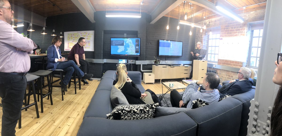 egle_a_ieva's tweet image. Excited to be at the final show and tell of #barnsleyIMS #LocalDigitalFund discovery project. It’s been a busy 7 weeks for the project with 18 orgs taking part in the research. They managed to do surveys, run several workshops, do desk research and much more! #FixThePlumbing