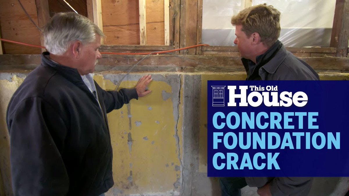 How To Fix a Concrete Foundation Crack | This Old House youtube.com/watch?v=HjHKV2…