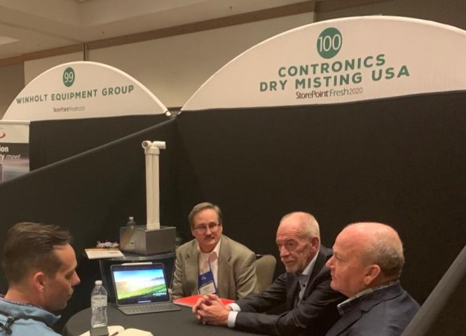 ContronicsNL's tweet photo. Frank is with Contronics Dry Misting USA at the StorePoint Fresh conference in Austin Texas.
Meeting one on one with executives of 66 supermarket chains!
@SPFreshEvent #SPFresh20 #Austin #DryMisting #Fresh #FoodWaste https://t.co/gc2ZCqXI4u