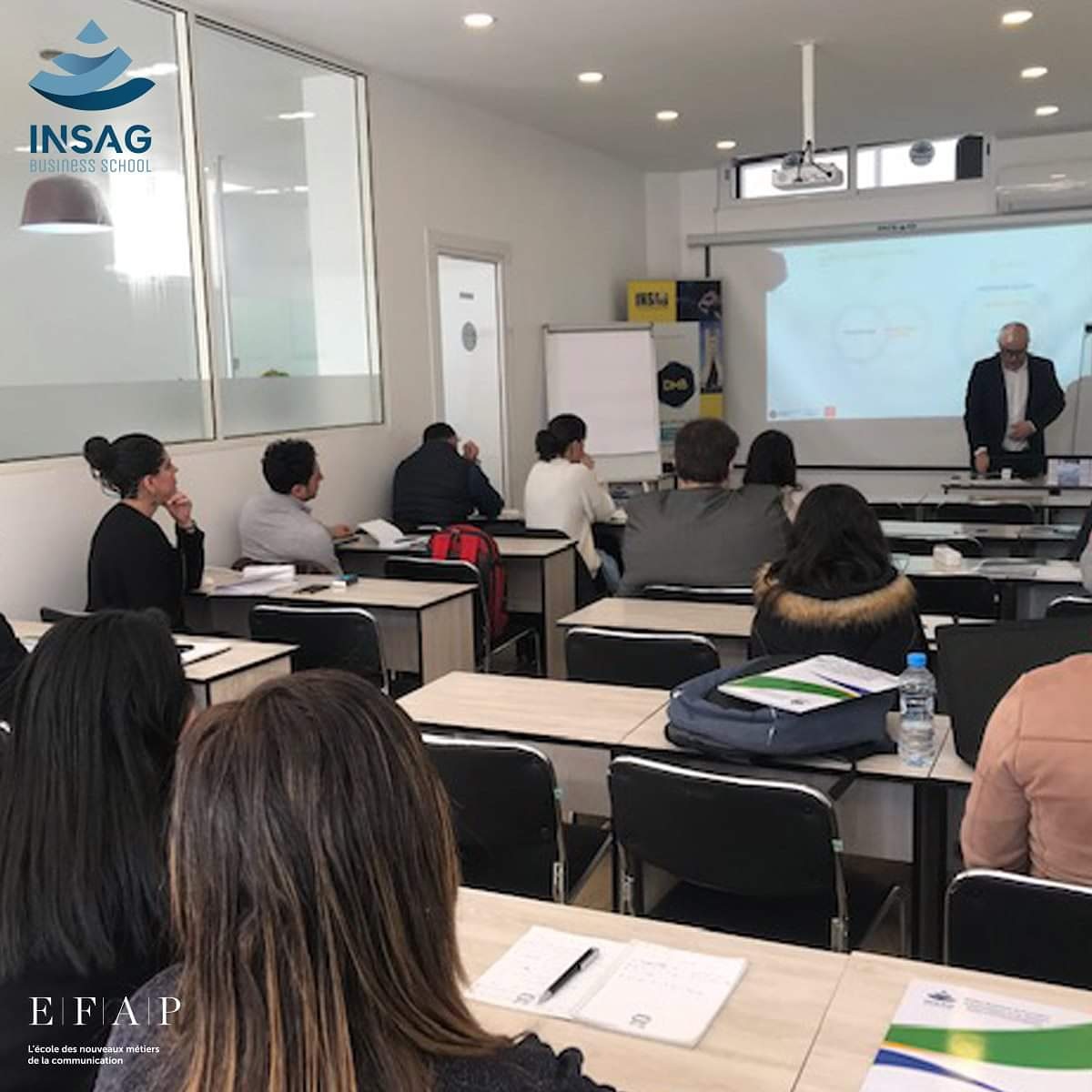 L’INSAG Business School a le plaisir de vous annoncer le lancement de sa 3ème promotion du MBA MARKETING DIGITAL en présence de Noël Cambessedes membre du corps enseignant de l’EFAP Paris.

#Digital #MBA #Formation