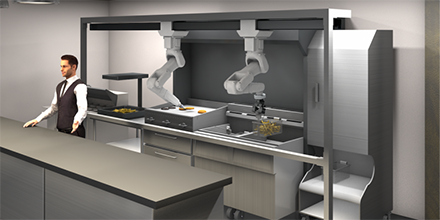 NRNonline's tweet photo. #Flippy, the robotic fry cook by Miso Robotics, gets makeover aimed at widespread restaurant industry adoption https://t.co/NqZPBuxzoj @FastFoodMaven via @NRNonline @misorobotics #robotcook #restaurantnews https://t.co/cH8eWtS4Vp