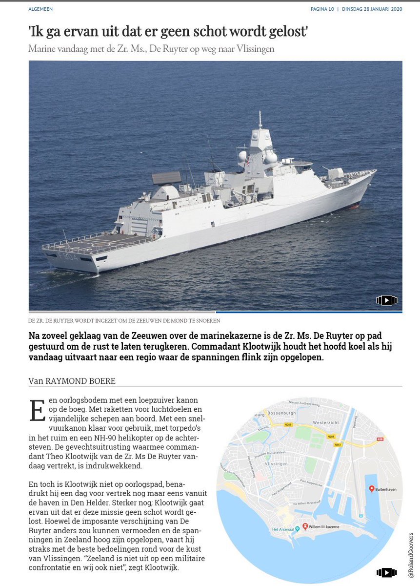 “Zeeland is niet uit op een militaire confrontatie en wij ook niet”
 #zeeland #marinekazerne #marine #pzc #komendemariniersnaarzeeland #satire #pzcredactie #vlissingen