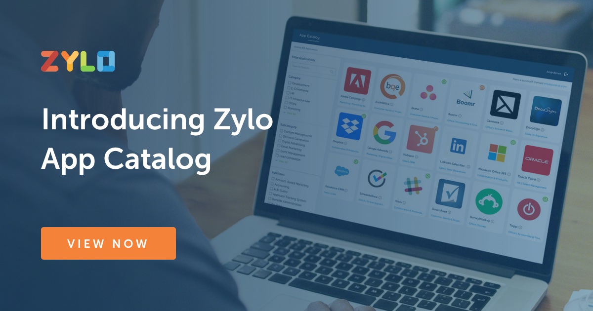 getzylo's tweet image. We are excited to announce that our most highly requested functionality is now available: App Catalog! Learn more here: bit.ly/36BzVxq