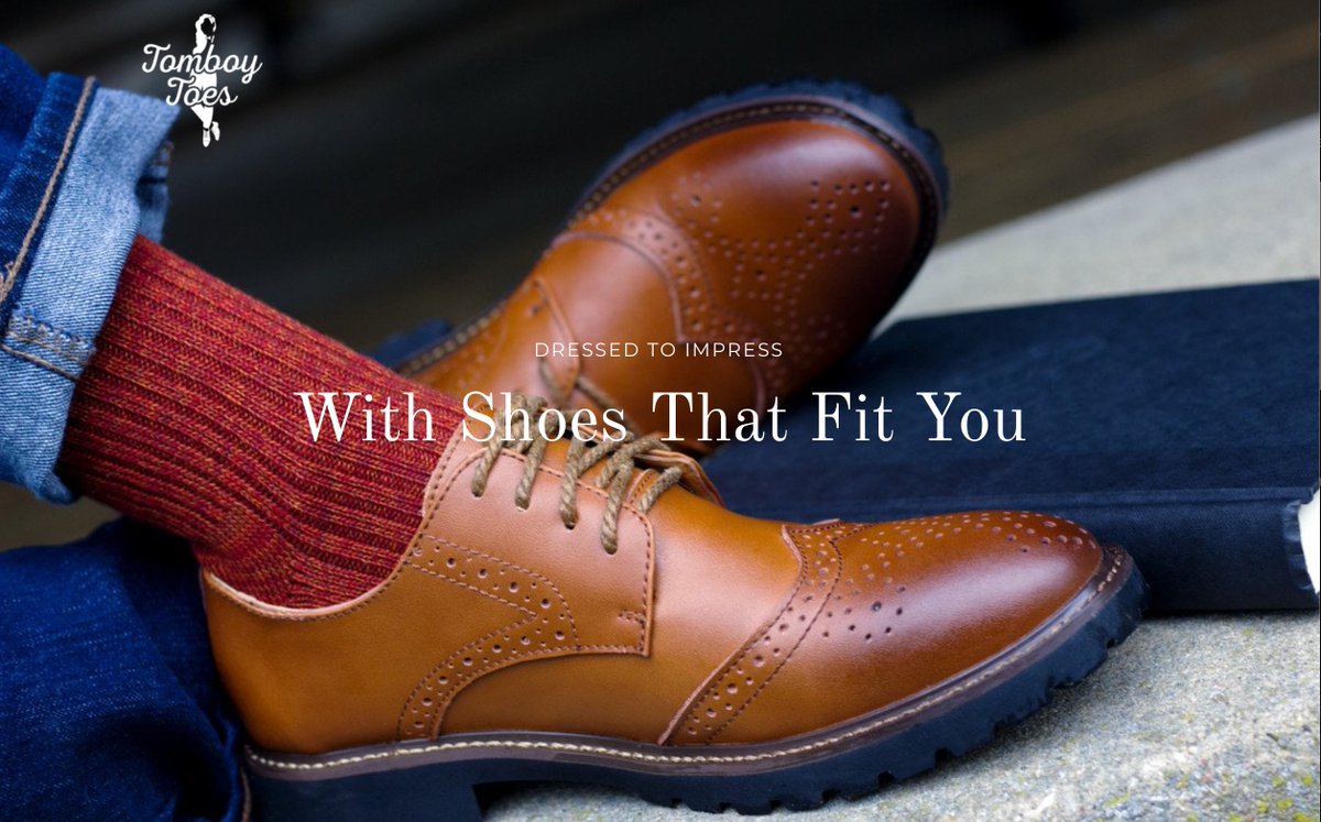 Thank you <a href="/TomboyToes/">Tomboy Toes</a> for becoming an underwriter for Solace! Tomboy Toes is a seller of formal and semi-formal men's shoes in sizes intended for trans men, women, and non-binary people with smaller feet. (1/3)
