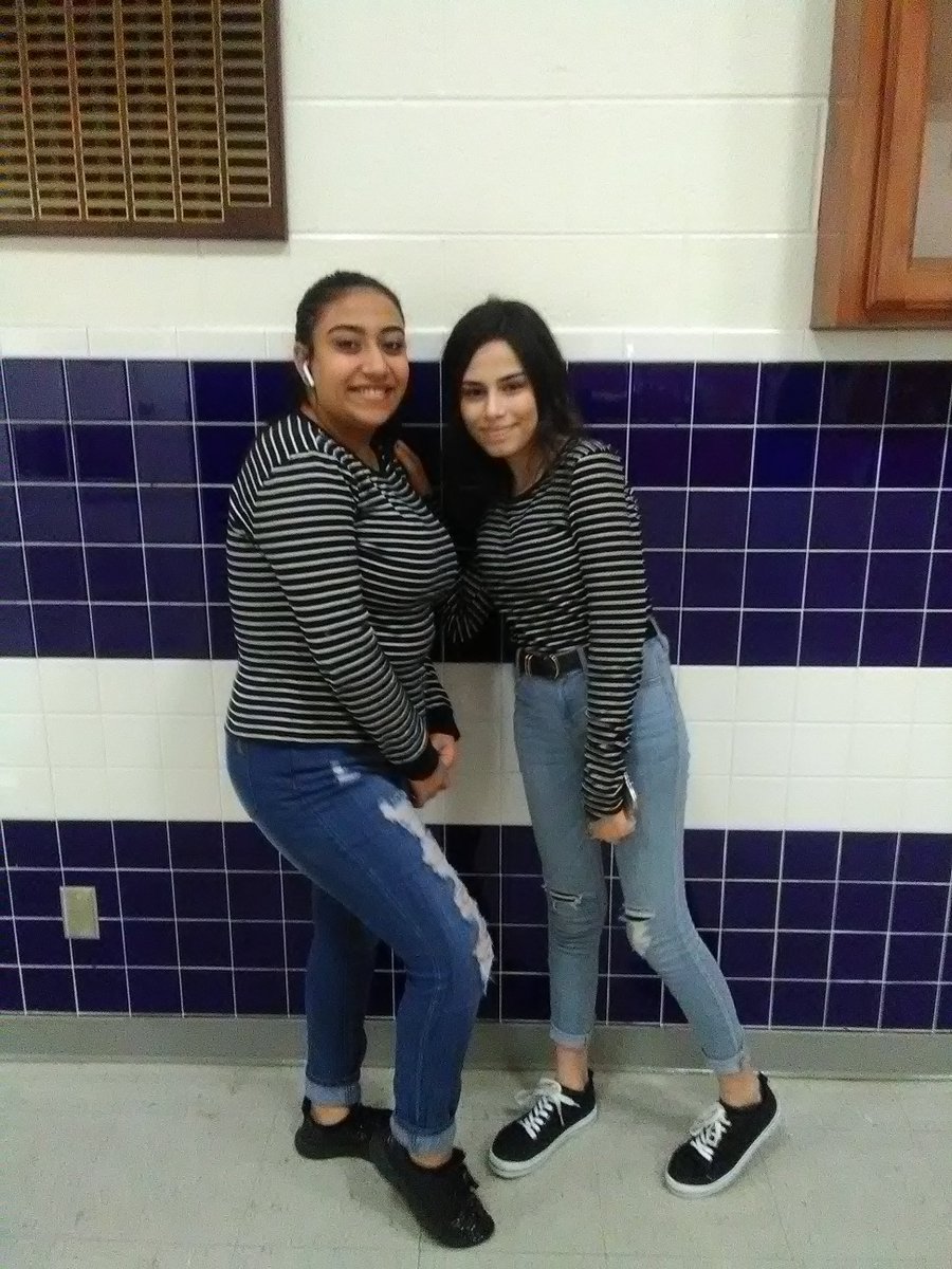 Celebrating twin day in ESL math. #250ComingHome, #spiritweek, <a href="/LHSintheNews/">LaVergne High School</a>