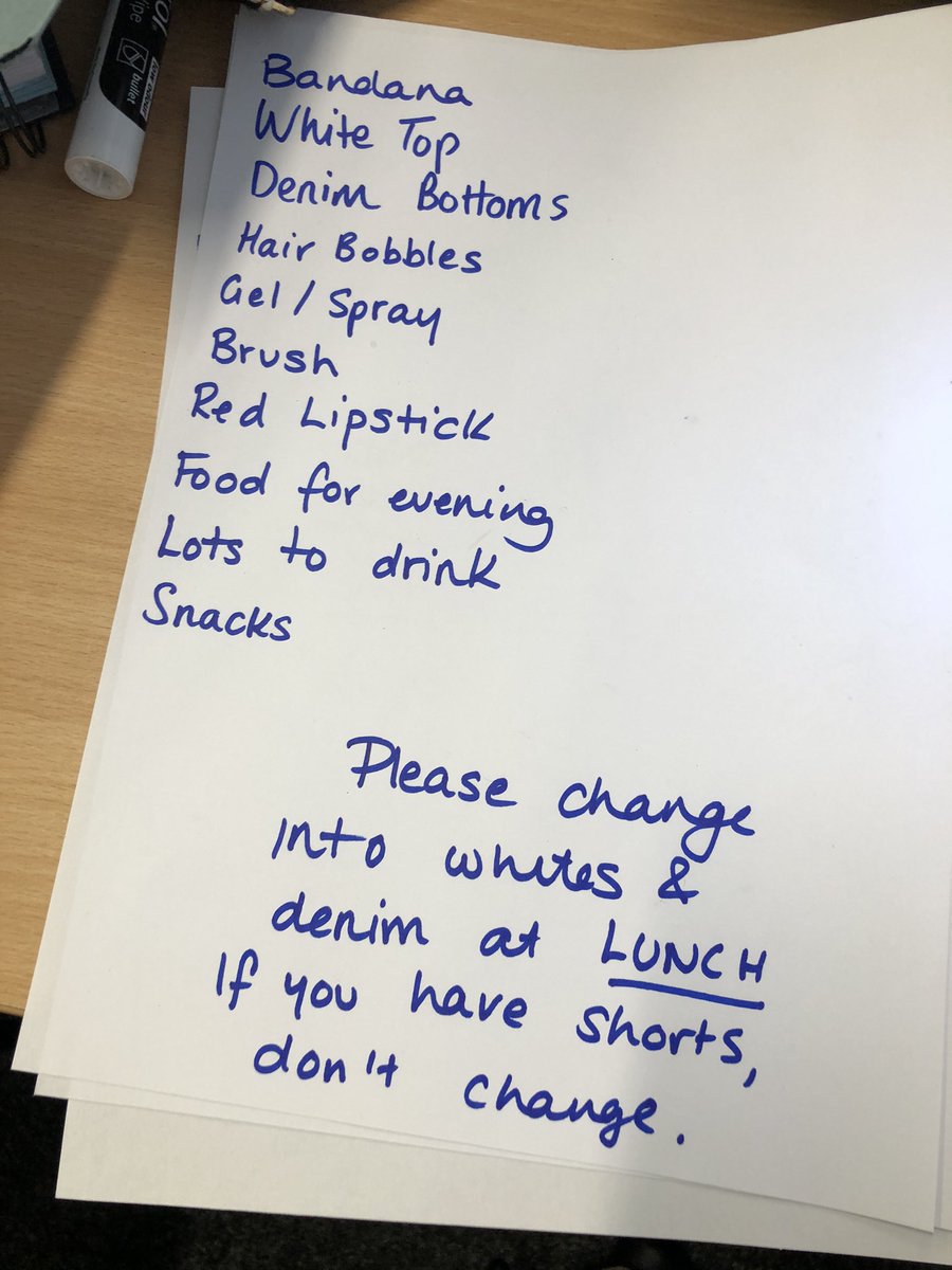 Last minute reminders / checklist for tomorrow ☺️ See you P4 in F14!