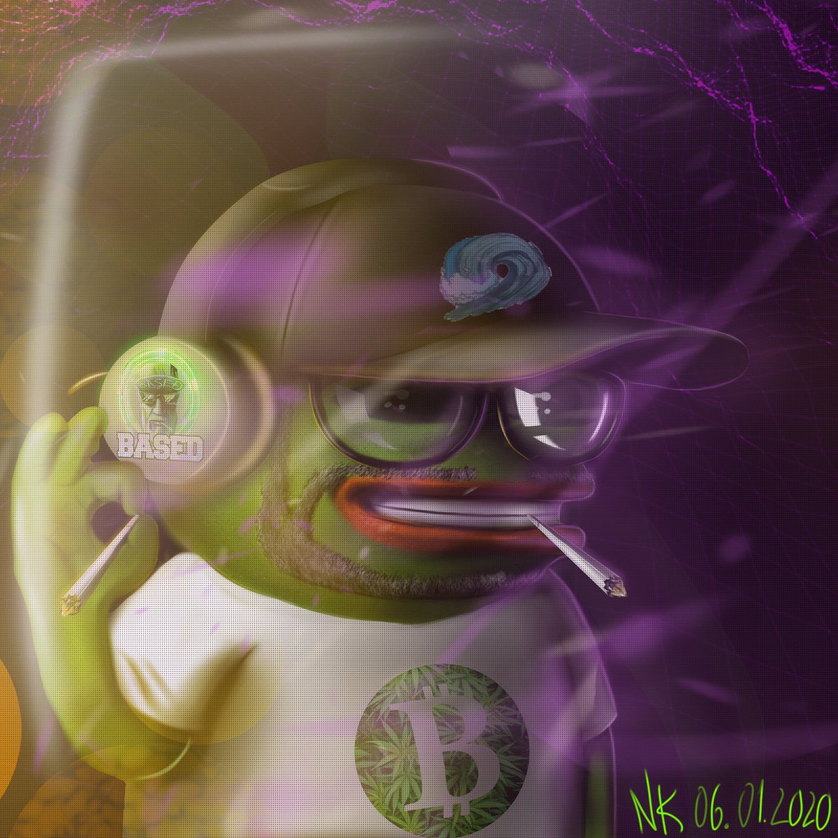 KrastevNick's tweet photo. The glorious pepes @EricWilson08 @TonyRumbleTV @themuttartist Thank you for getting me to make these :P #pepearmy #digital #art #digitalart #render #based #token #basedtoken #crypto #pepe #pepeishere https://t.co/2NKwucygVK