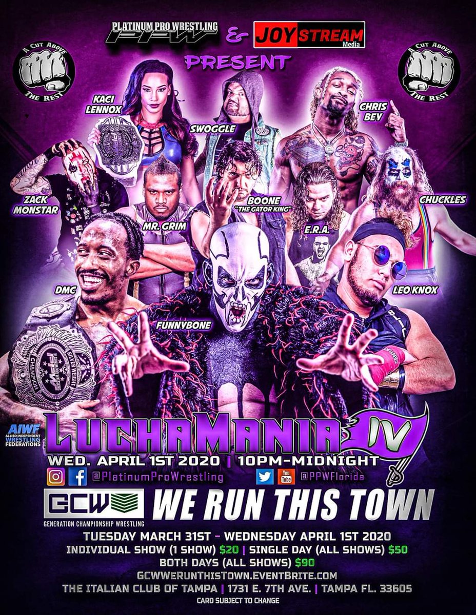 MRGRIM_IS4_HIRE's tweet photo. Mania Week........
@PPWFlorida gets #GRIM https://t.co/BtuHawZesn