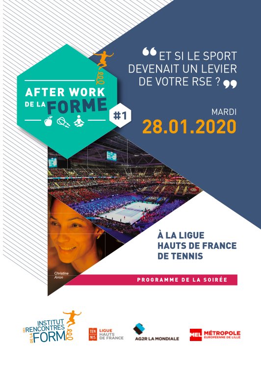Succès de la 1ère édition de l’After Work de la Forme à la Ligue <a href="/hautsdefrance/">Région Hauts-de-France</a> de #tennis. +250 participants au cœur de la @MEL_Lille avec <a href="/AG2RLAMONDIALE/">AG2R LA MONDIALE</a> <a href="/ObsRSE/">ORSE</a> @PactePerf 🙌👏👍🏃🏿‍♀️🏃🏽‍♂️🎾😊 #AWForme #sportsanté #excellence