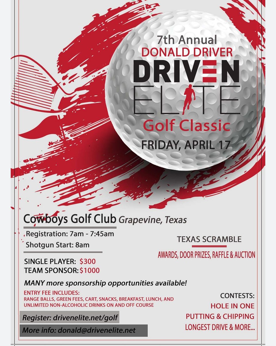 This will sell out! cognitoforms.com/GoodBitDigital…

drivenelite.net/golf
