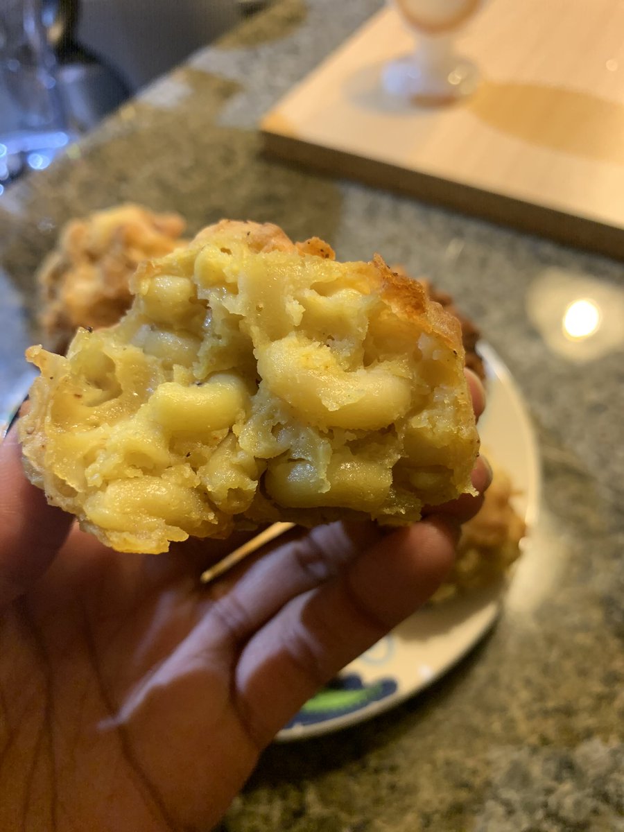 I made fried mac n cheese balls last night 