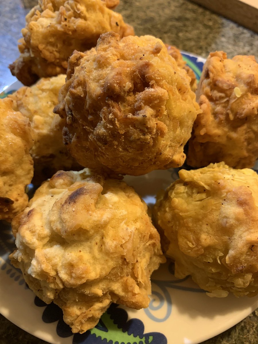 I made fried mac n cheese balls last night 