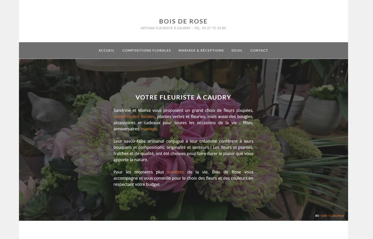 everestconcept's tweet photo. Nouvelle création #web : Bois de Rose, fleuriste à Caudry. 

Plus d'infos sur notre site : https://t.co/EfNxLSkfHT 

#Creation #Internet #Fleuriste #CMS #Caudry #Nord #HautsDeFrance #Entrepreneur #Webmaster #Developpeur  #referencementSEO #Digital https://t.co/ODDO8zZw7h