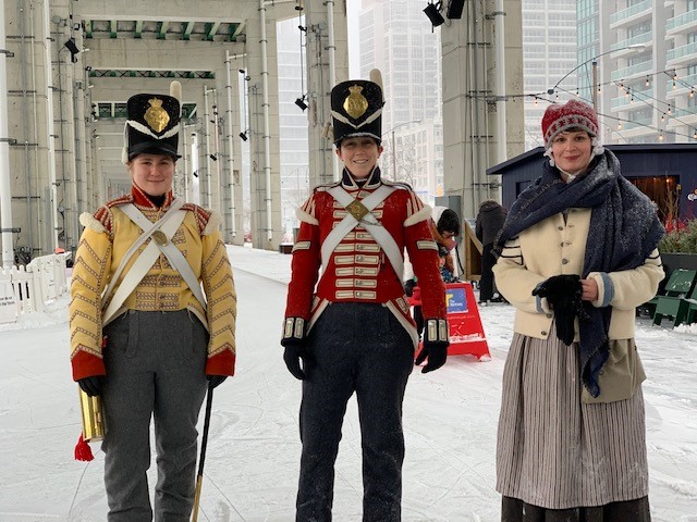 UofTELP's tweet photo. #UofTELP volunteered to help out at the recent Fort York Frost Fair--presenting winter fun at the Fort York National Historic Site and nearby area. https://t.co/sPYvBW7Bup