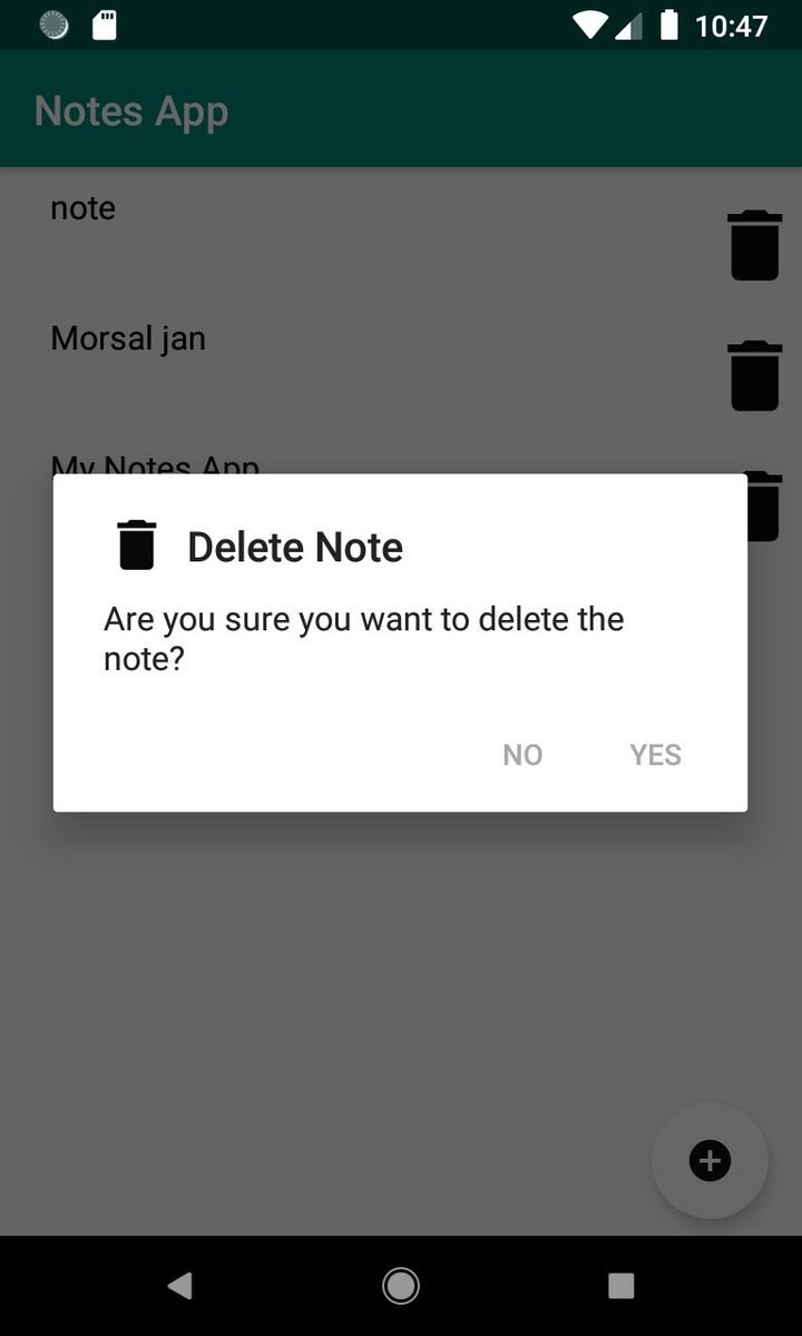 F_Saeedi11's tweet photo. Finally today in #android class we completed the #Notes_App worke and knew some new objects during our work at @CodeToInspire
#AfghanGirlsCode
#Java https://t.co/UgcEm1hyeT