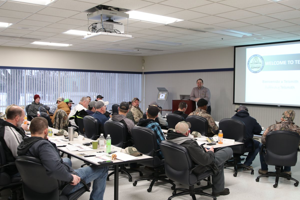 TelsmithInc's tweet photo. Today we welcomed our customers and dealers into our facility for our week-long Technica training session, which is a balance of classroom training with shop-based demonstrations for key areas of development on Telsmith equipment. #technica #training #telsmith https://t.co/HKPuZNyvgK