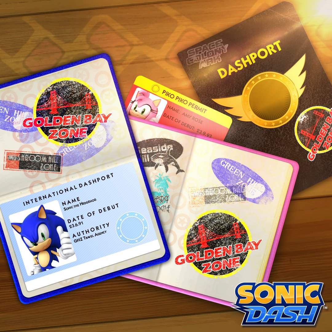 Don’t worry, we didn’t forget about our #SonicDash fans! Grab your Dashport and speed through security straight to Golden Bay Zone! Get ready to meet Teen Sonic from the upcoming #SonicMovie in an exciting limited-time event. #ComingVERYsoon
