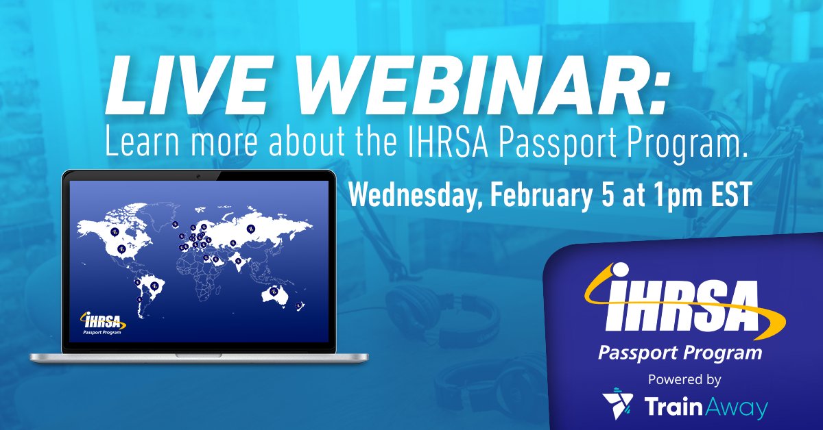 TaraVerity's tweet photo. Join @trainawayfit on Wed, Feb 5 at 1pm EST for a free, live webinar dedicated exclusively to the @IHRSA Passport Program. Register here to attend: https://t.co/0C8lgpJzH1 https://t.co/QSnFSz1csU
