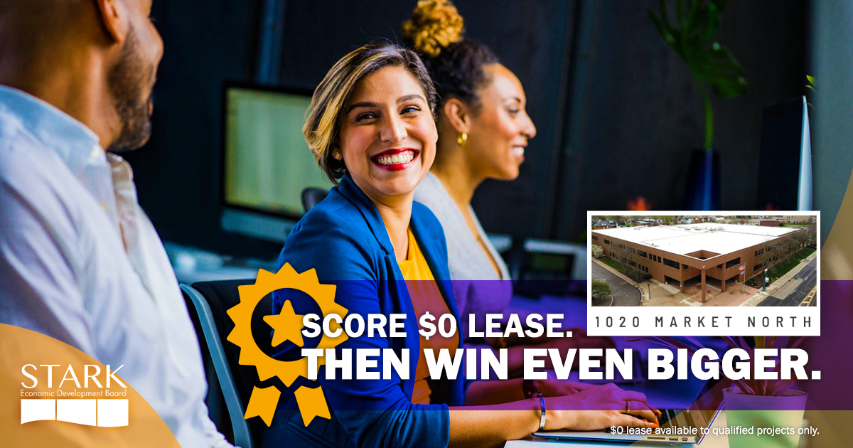 StarkCountyEDB's tweet photo. Canton is for businesses looking to make power plays. Quality of life, education resources, tax incentives and a designated opportunity zone means that everyone wins in this game. Available now for $0 lease for the right prospect: #1020MarketNorth. Visit https://t.co/GgfEVxHbHO. https://t.co/XLWIKKTbah