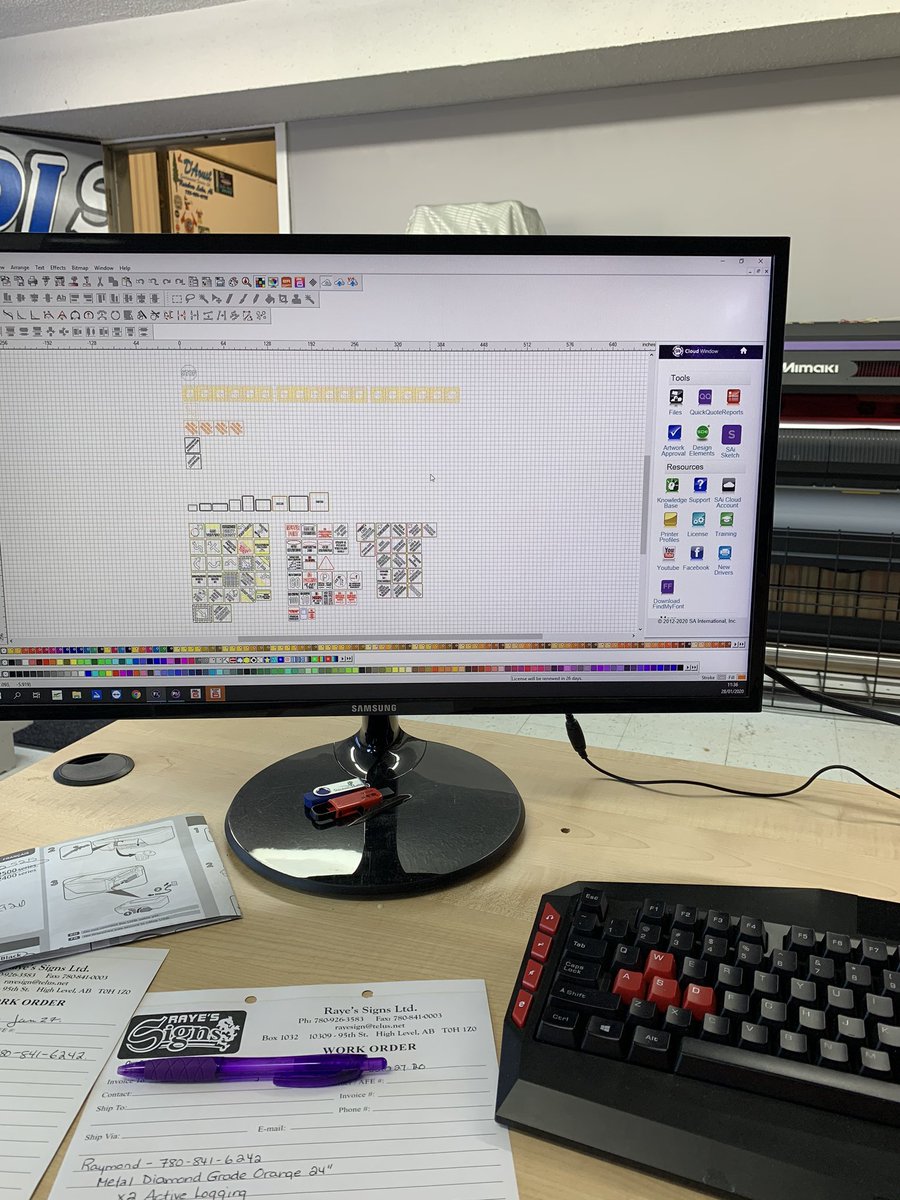 RayeSigns's tweet image. Morning work view #roadsigns #highlevelsbestsignshop #lovemywork