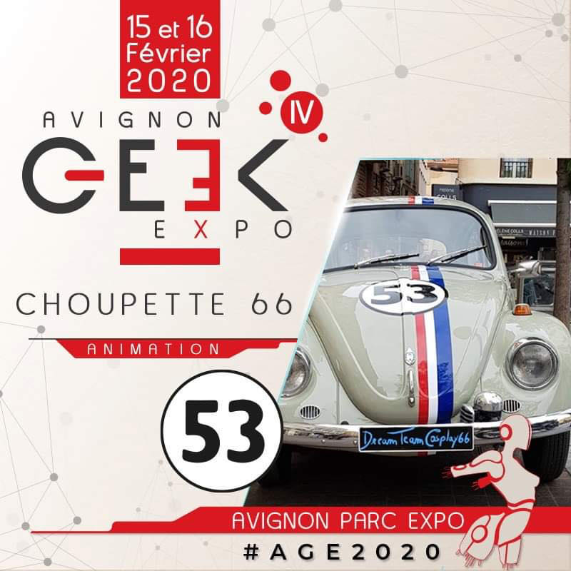 GeekExpoFrance's tweet photo. La Dream Team Cosplay 66 et Choupette 66 arriveront de Perpignan avec de nombreuses surprises pour le bonheur de tous à Avignon Geek Expo 4 !

Pour passer un bon moment avec eux ➡️ https://t.co/f6CmgAx0c3

#cosplay #cosplayer #choupette #cosplayer #parcexpoavignon https://t.co/TzSkgET1Vt