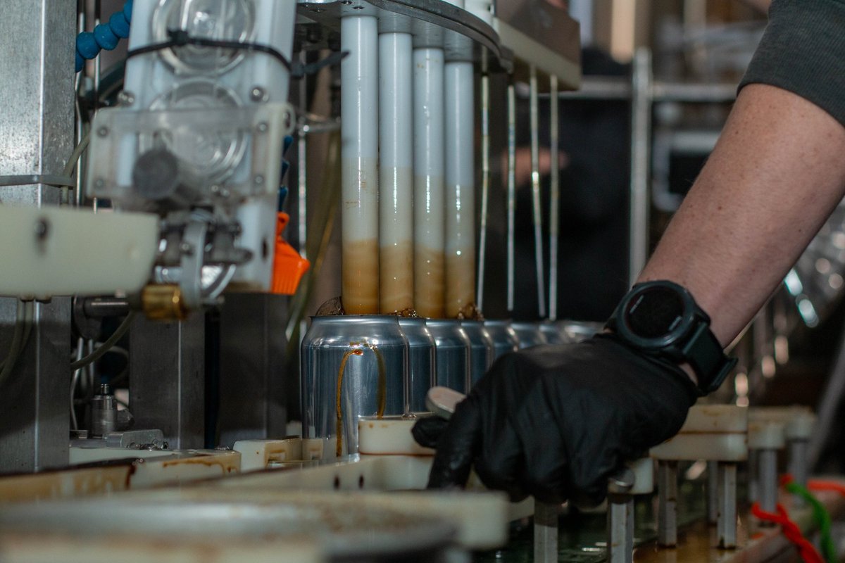 jesterkingbeer's tweet photo. Photos from our first ever canning run last week of Doom Forge Imperial Coffee Stout.
Doom Forge Imperial Coffee Stout will be released on Doom Forge Day, this Saturday, February 1st at Noon.
Photos by Granger Coats
#jesterking #canning #doomforge #doomforgeday https://t.co/X7VW3aTjPX