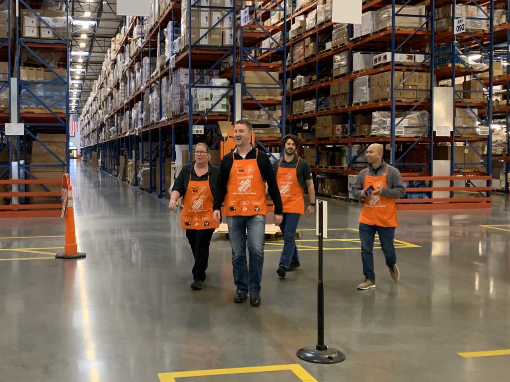 Nice visit to Perris DFC - we gave our new colleague a tour &amp; it was his birthday!