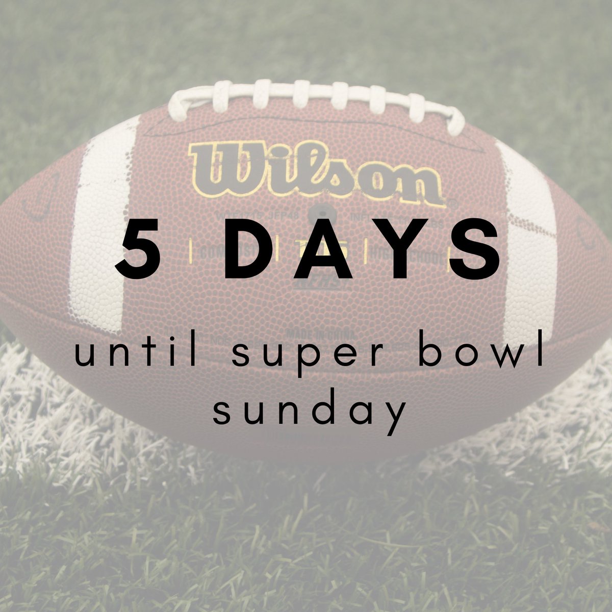 5 days until Super Bowl at the Amp Station! #ampyoself #ampstation #amp #rsu #superbowl