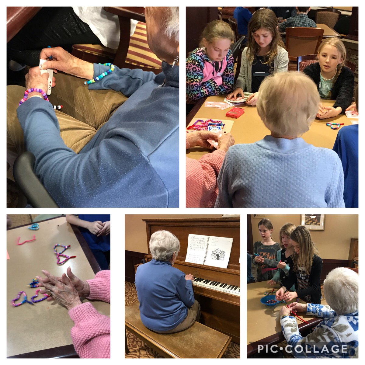 c1wujcik's tweet photo. I wish these pictures captured the EXACT magnitude of joy, laughter, happiness, conversations, and connections we are making. 💞 #SYNCShPk #community #friendship #wyewonders #playingcards #joy #beadbookmarks #impromptupianoandsingalong #memories #kindness https://t.co/w2rPv3pTlf