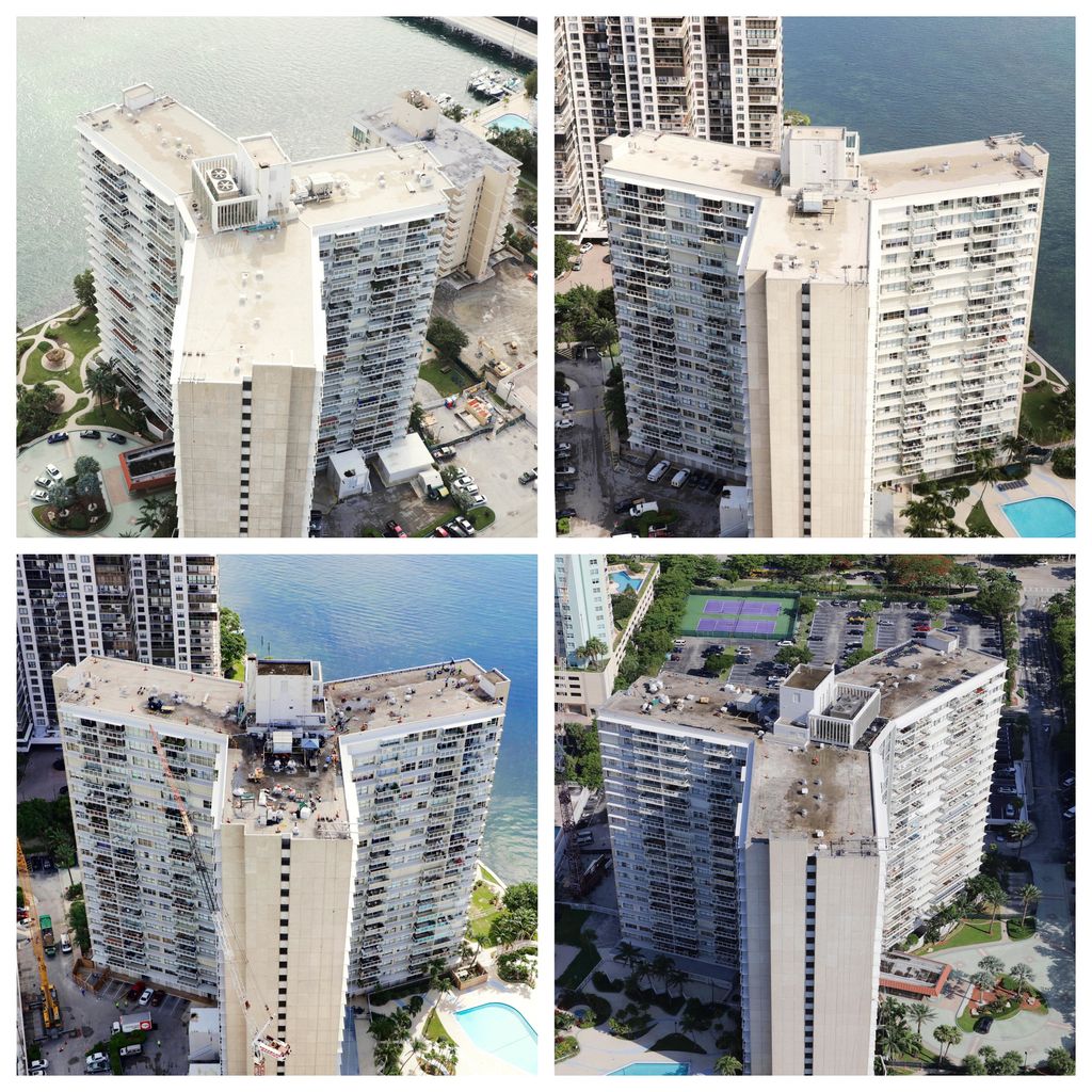 AdvancedRoofFL's tweet image. #TearOffTuesday See some of the before and after photos of our recently completed #reroofing project at Brickell Town House Condos #coaltarpitch #asphalt #roofer #construction #condominiums #highrise #SouthFlorida #roofingcontractor #craftsmanship #Miami