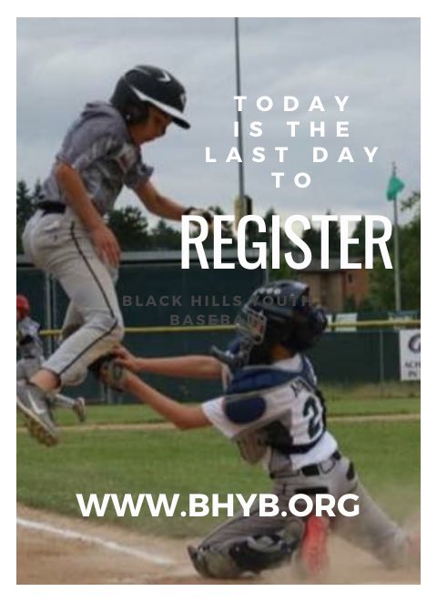 Black Hills Youth Baseball tweet media