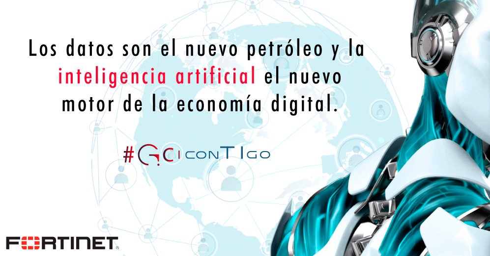 gci_informatica's tweet photo. "Los datos son el nuevo petróleo y la inteligencia artificial el nuevo motor de la economía digital". @Fortinet

#GCIconTIgo #SeguridadInformatica #InformationSecurity #InteligenciaArtificial https://t.co/2Wg1iRPuoi