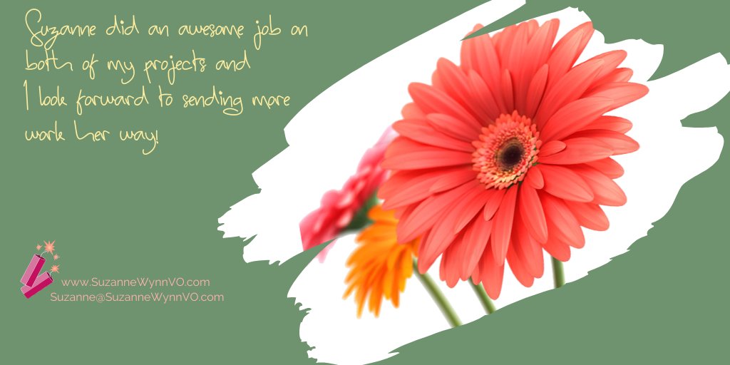 Ever wonder what my client's have to say about my work? This came in this morning from my new fave client!  :)