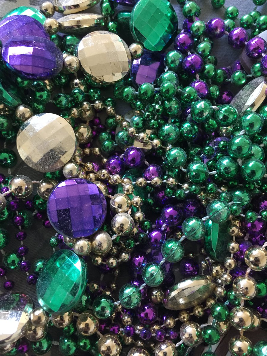 Mardi Gras is less than a month away!  #BEADS