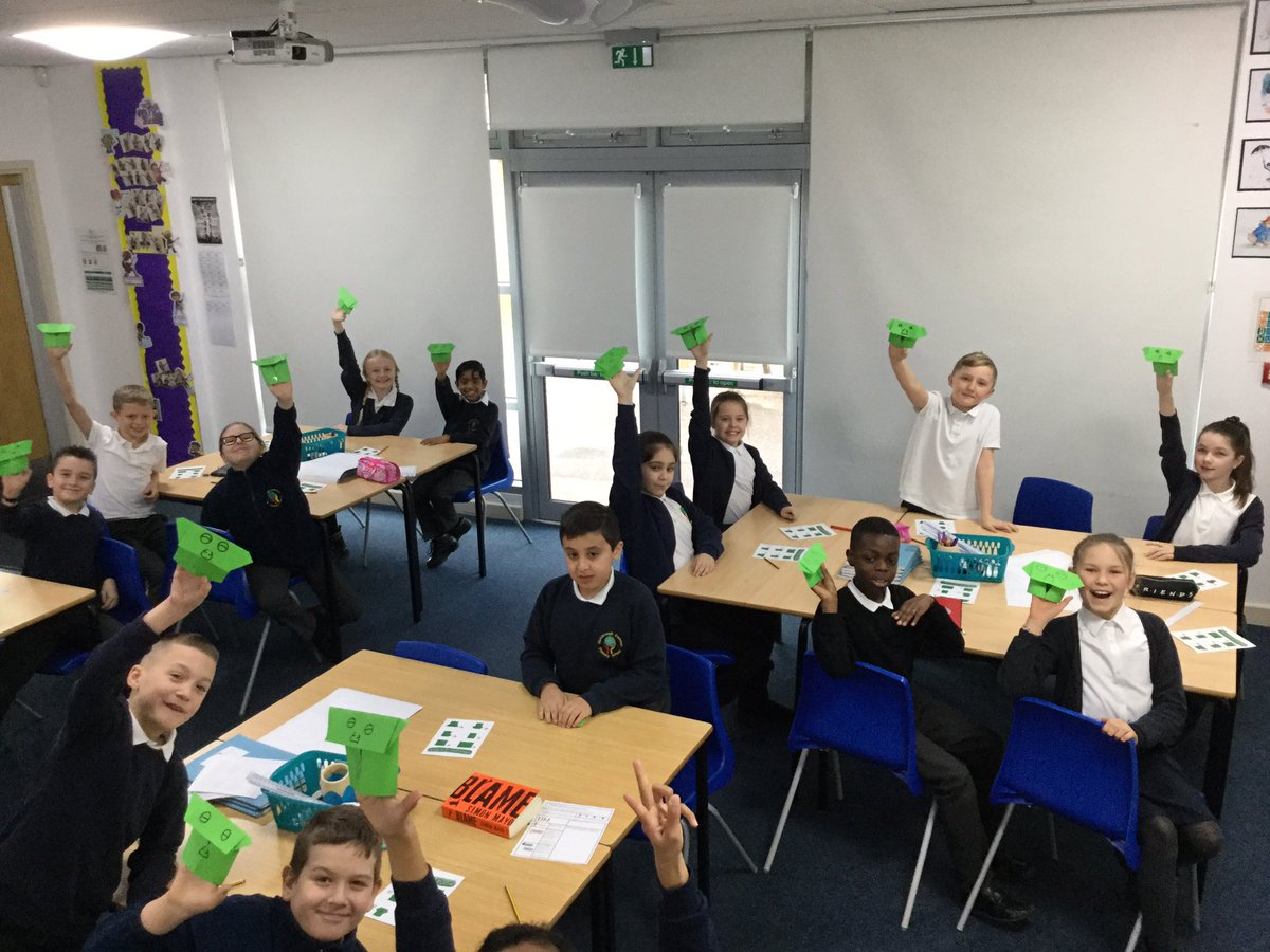 WCPSc2021's tweet photo. @OrigamiYoda Y5 are absolutely loving our new class text; The Strange Case of Origami Yoda! We made our own today and considered the instructions we would need to follow #WCPSliteracy #purposefulwriting #hookintolearning https://t.co/gCBVYdhEbE
