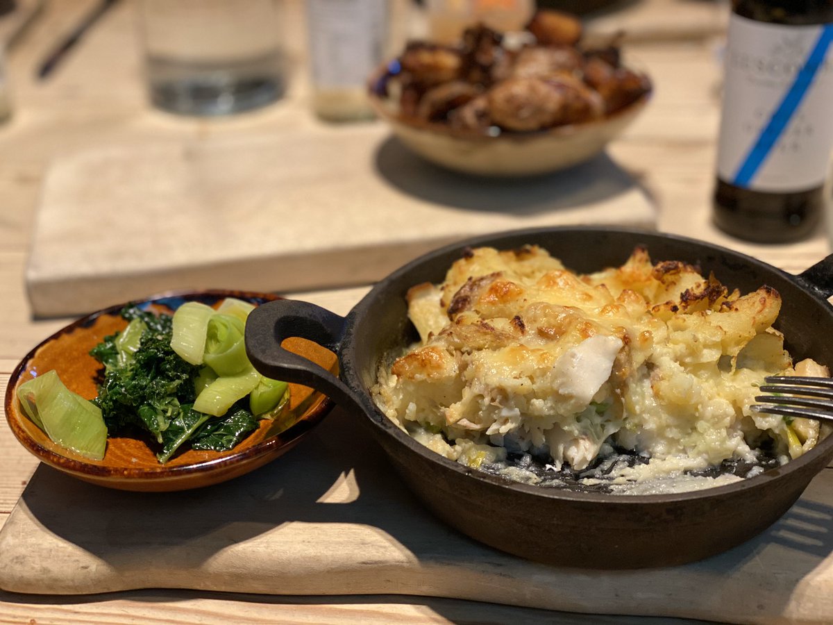 Team Insight day hosted by <a href="/RiverCottageBri/">River Cottage Kitchens</a> - the team all state “its the best fish pie we have had!” #Bristol #diningout